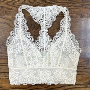 Kimichi Blue Lace Bralette Size Medium